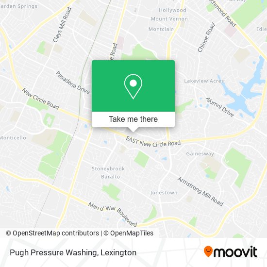 Pugh Pressure Washing map
