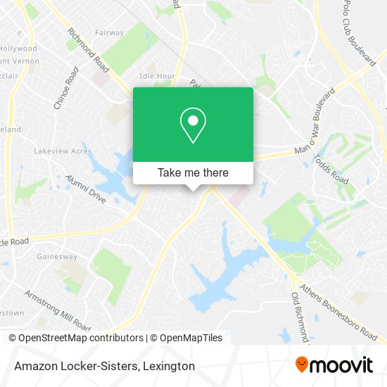 Amazon Locker-Sisters map