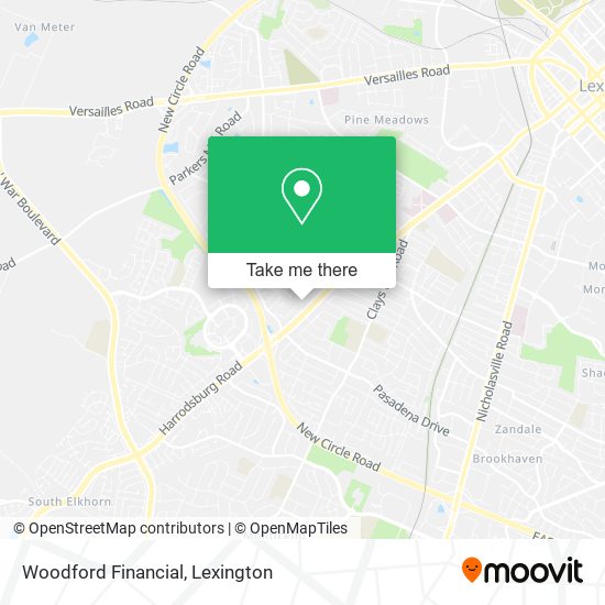 Woodford Financial map