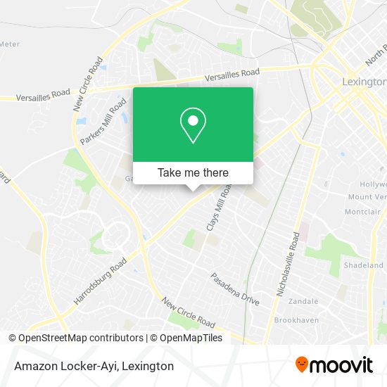 Mapa de Amazon Locker-Ayi