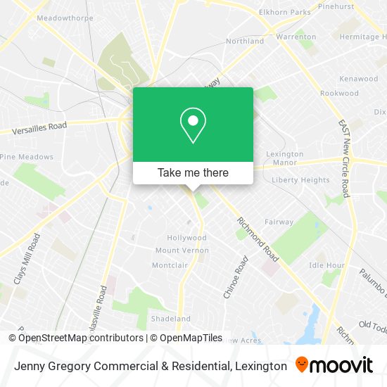 Jenny Gregory Commercial & Residential map