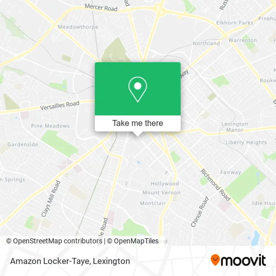 Amazon Locker-Taye map