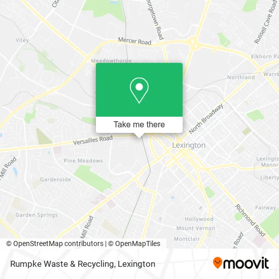 Rumpke Waste & Recycling map