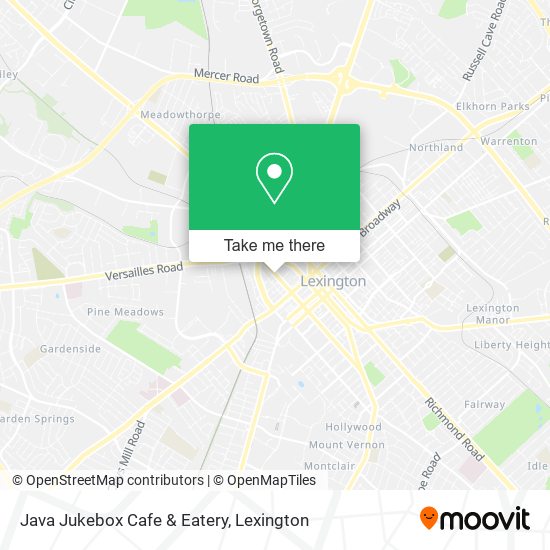 Java Jukebox Cafe & Eatery map