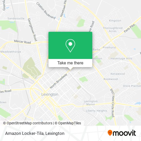 Amazon Locker-Tila map