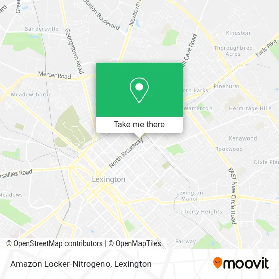Amazon Locker-Nitrogeno map