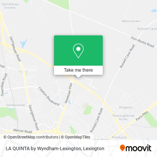 LA QUINTA by Wyndham-Lexington map