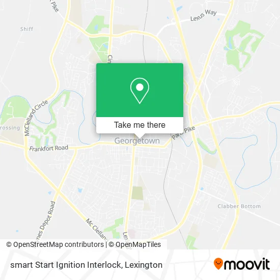 smart Start Ignition Interlock map