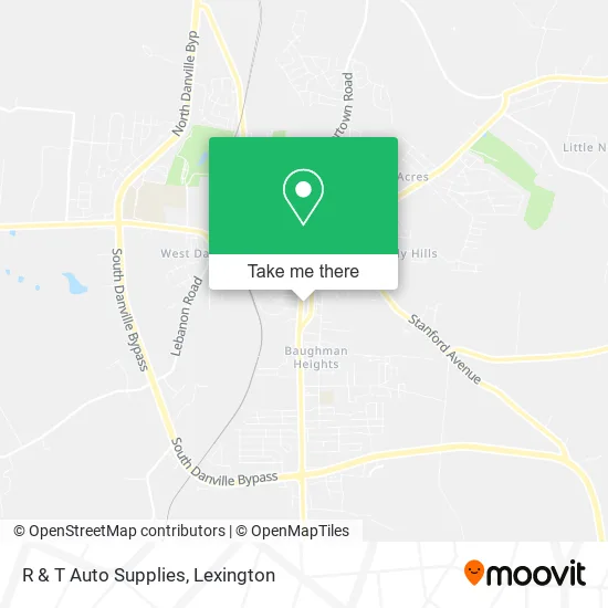 R & T Auto Supplies map
