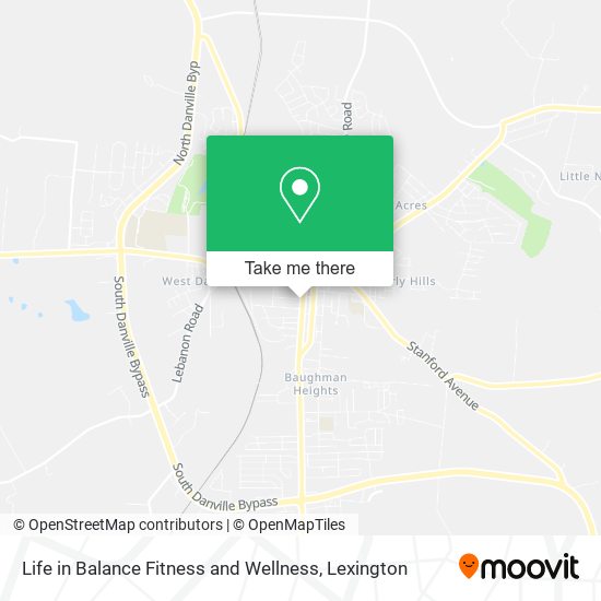 Mapa de Life in Balance Fitness and Wellness