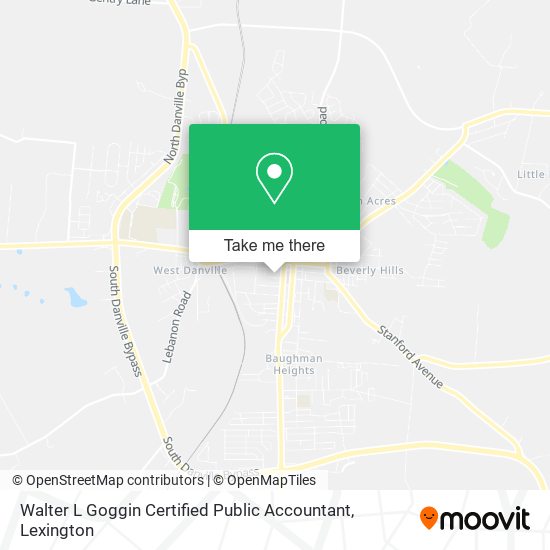 Mapa de Walter L Goggin Certified Public Accountant