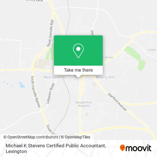 Michael K Stevens Certified Public Accountant map