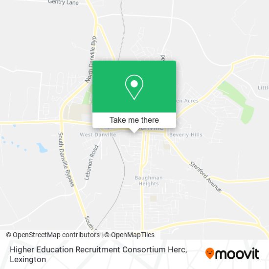 Mapa de Higher Education Recruitment Consortium Herc