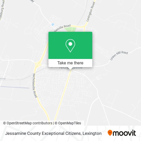 Mapa de Jessamine County Exceptional Citizens