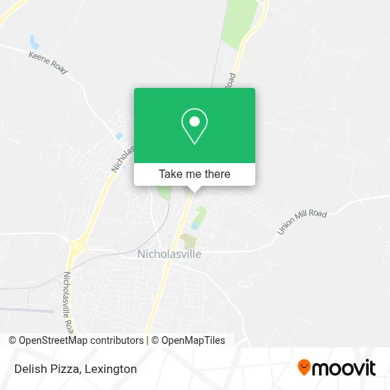 Delish Pizza map