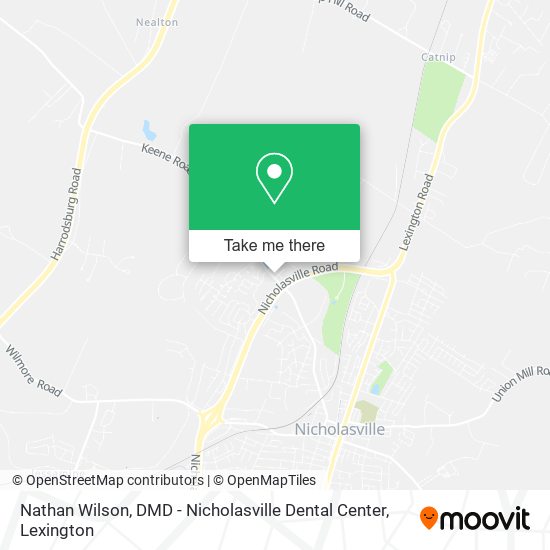Nathan Wilson, DMD - Nicholasville Dental Center map