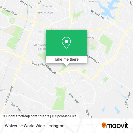 Wolverine World Wide map