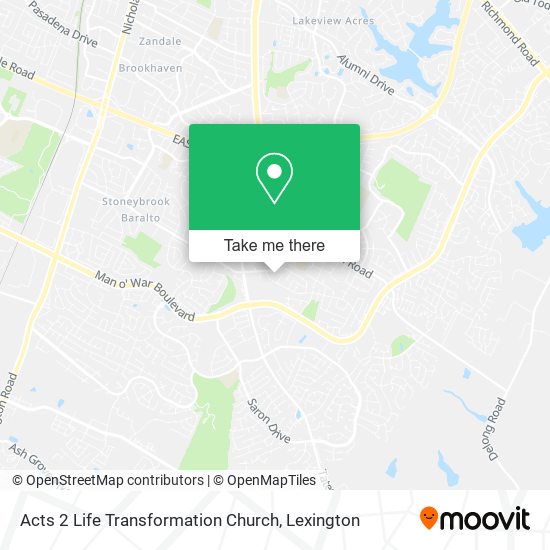 Mapa de Acts 2 Life Transformation Church