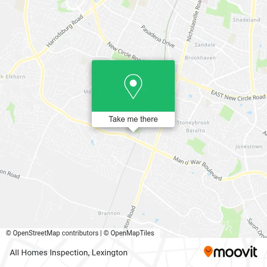 All Homes Inspection map