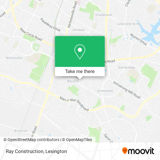 Ray Construction map