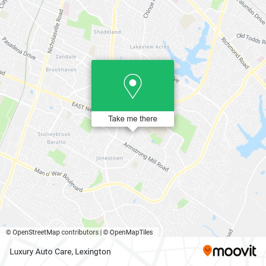 Mapa de Luxury Auto Care