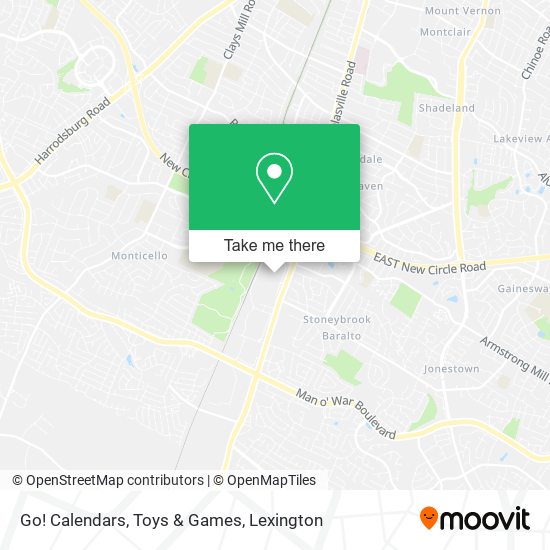 Mapa de Go! Calendars, Toys & Games