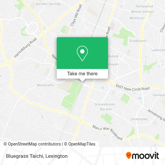 Bluegrass Taichi map