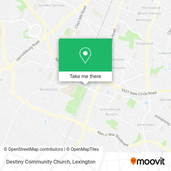 Destiny Community Church map