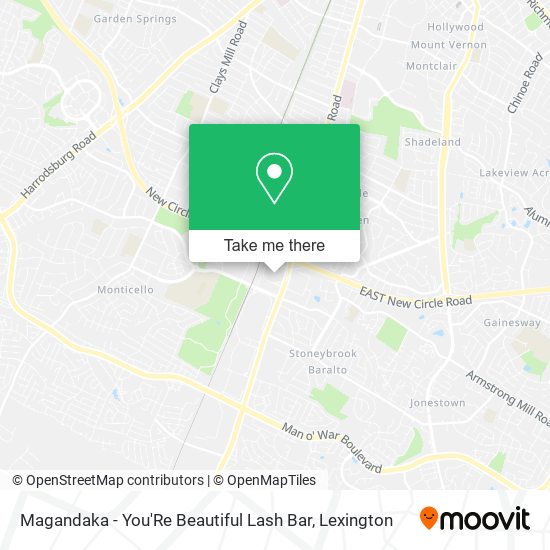 Magandaka - You'Re Beautiful Lash Bar map