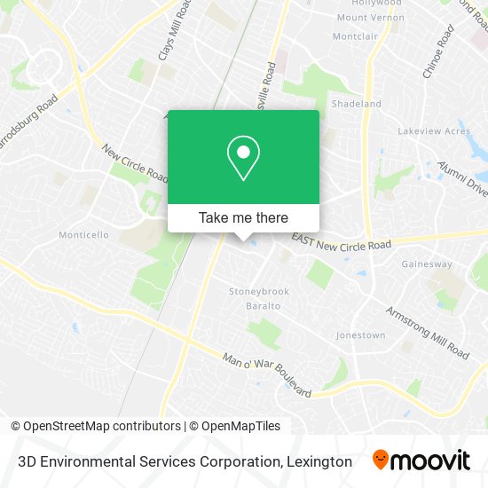 Mapa de 3D Environmental Services Corporation