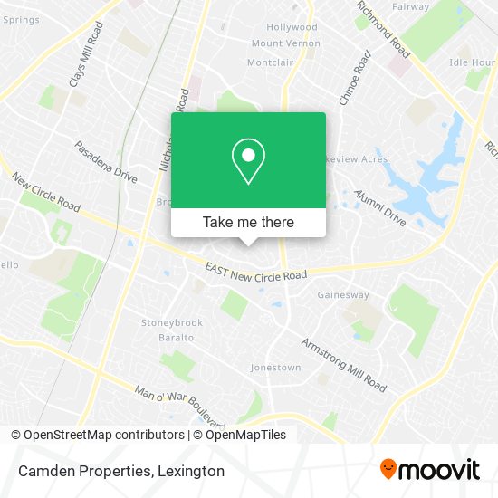 Camden Properties map