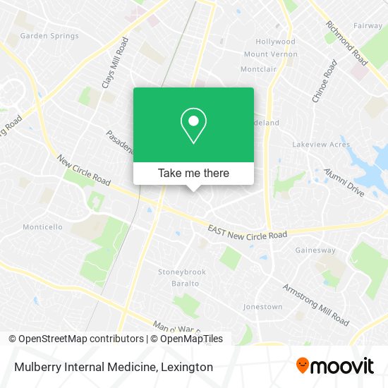 Mulberry Internal Medicine map