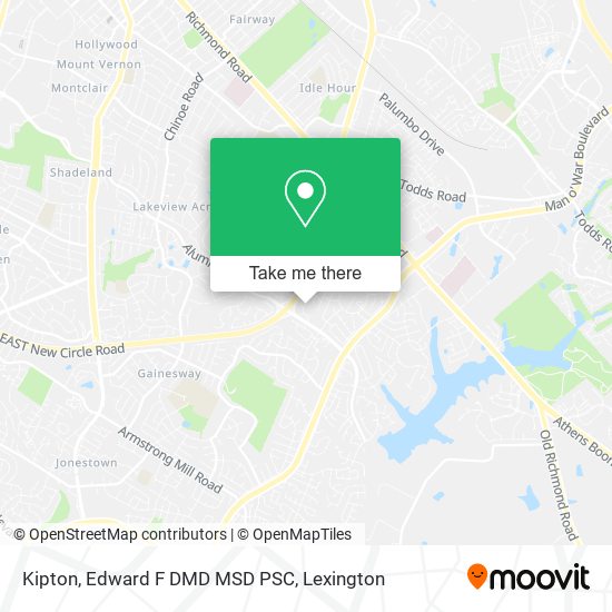 Mapa de Kipton, Edward F DMD MSD PSC