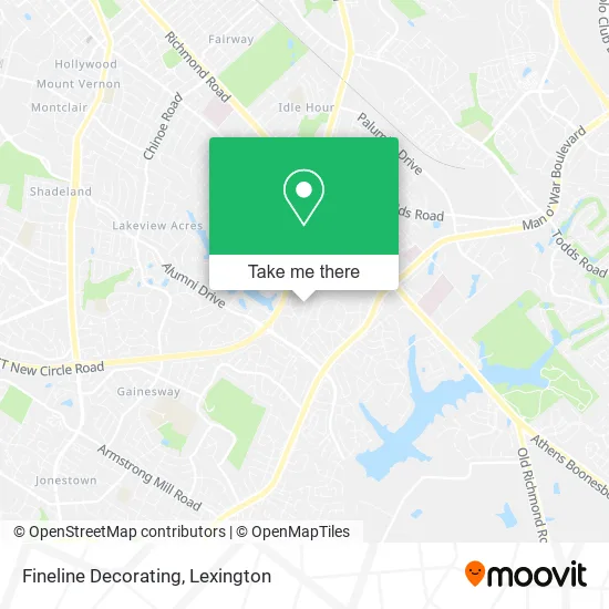 Fineline Decorating map