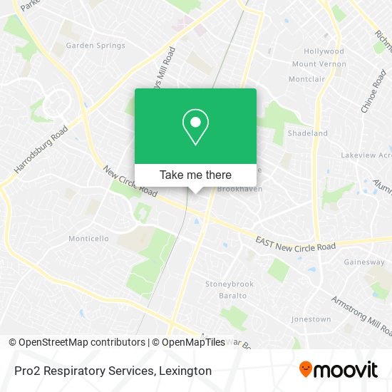 Pro2 Respiratory Services map