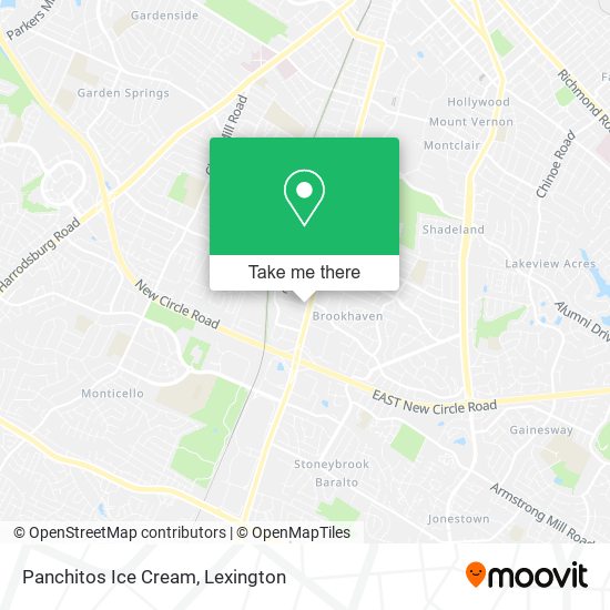 Panchitos Ice Cream map