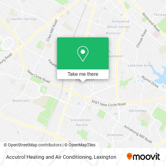 Accutrol Heating and Air Conditioning map