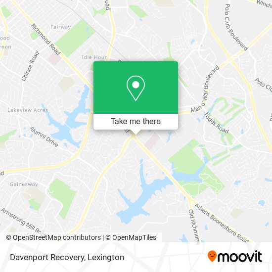 Mapa de Davenport Recovery