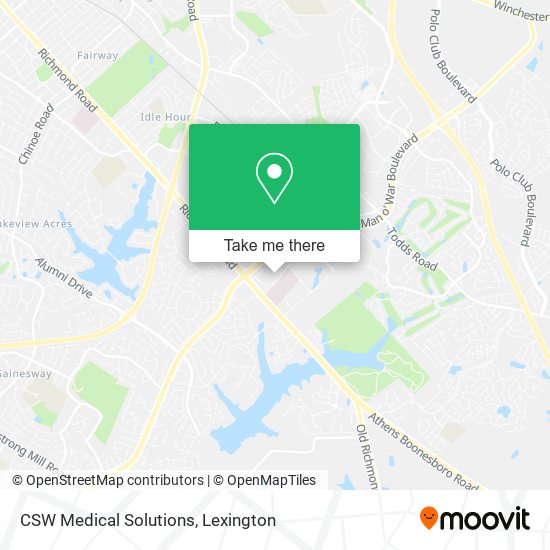 CSW Medical Solutions map