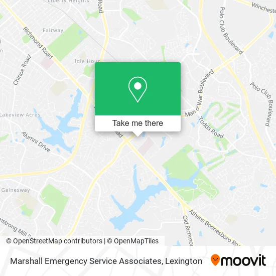 Mapa de Marshall Emergency Service Associates