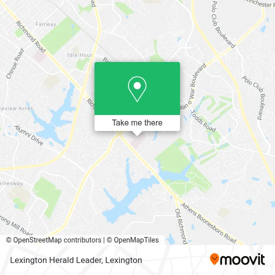 Lexington Herald Leader map