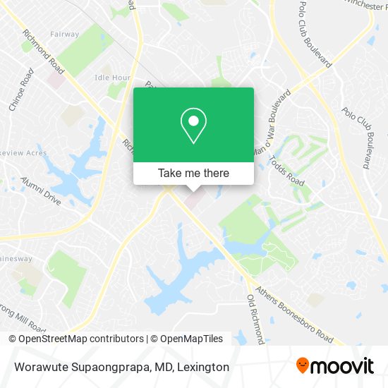 Worawute Supaongprapa, MD map
