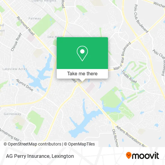 AG Perry Insurance map