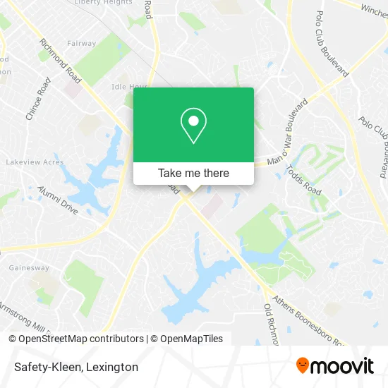 Mapa de Safety-Kleen