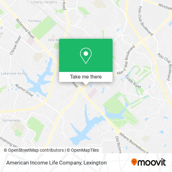 Mapa de American Income Life Company