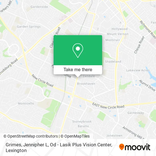 Grimes, Jennipher L, Od - Lasik Plus Vision Center map