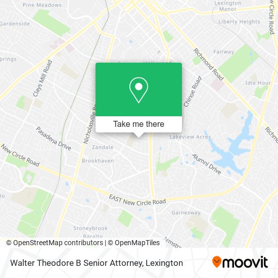 Mapa de Walter Theodore B Senior Attorney
