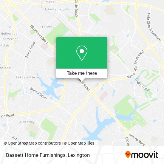 Bassett Home Furnishings map