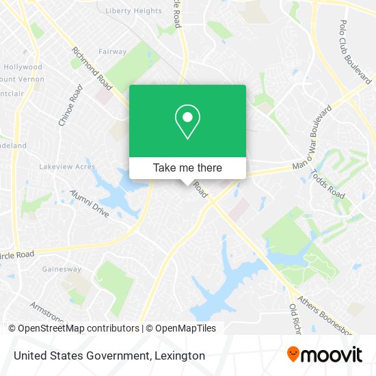 United States Government map
