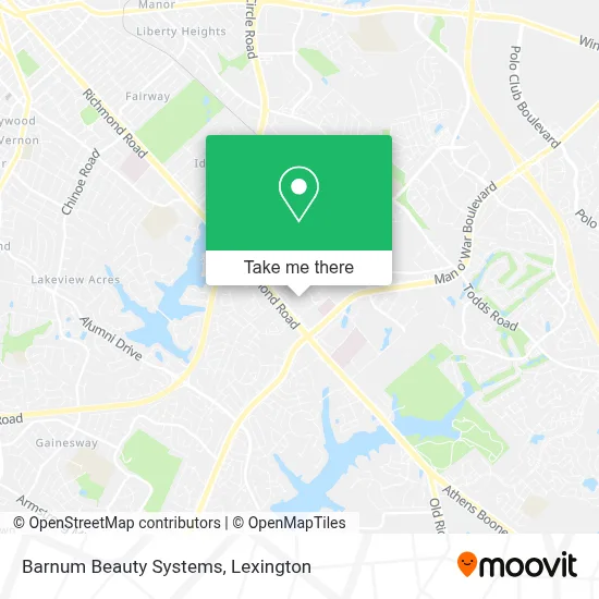 Barnum Beauty Systems map